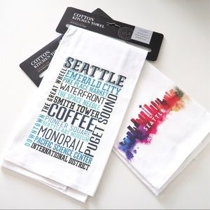 SEATTLE Cotton Kitchen Towels